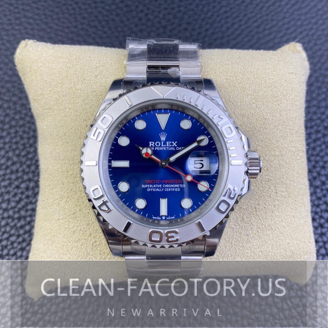 Unveiling Elegance: Clean Factory Rolex Yacht-master 126622 With Blue 