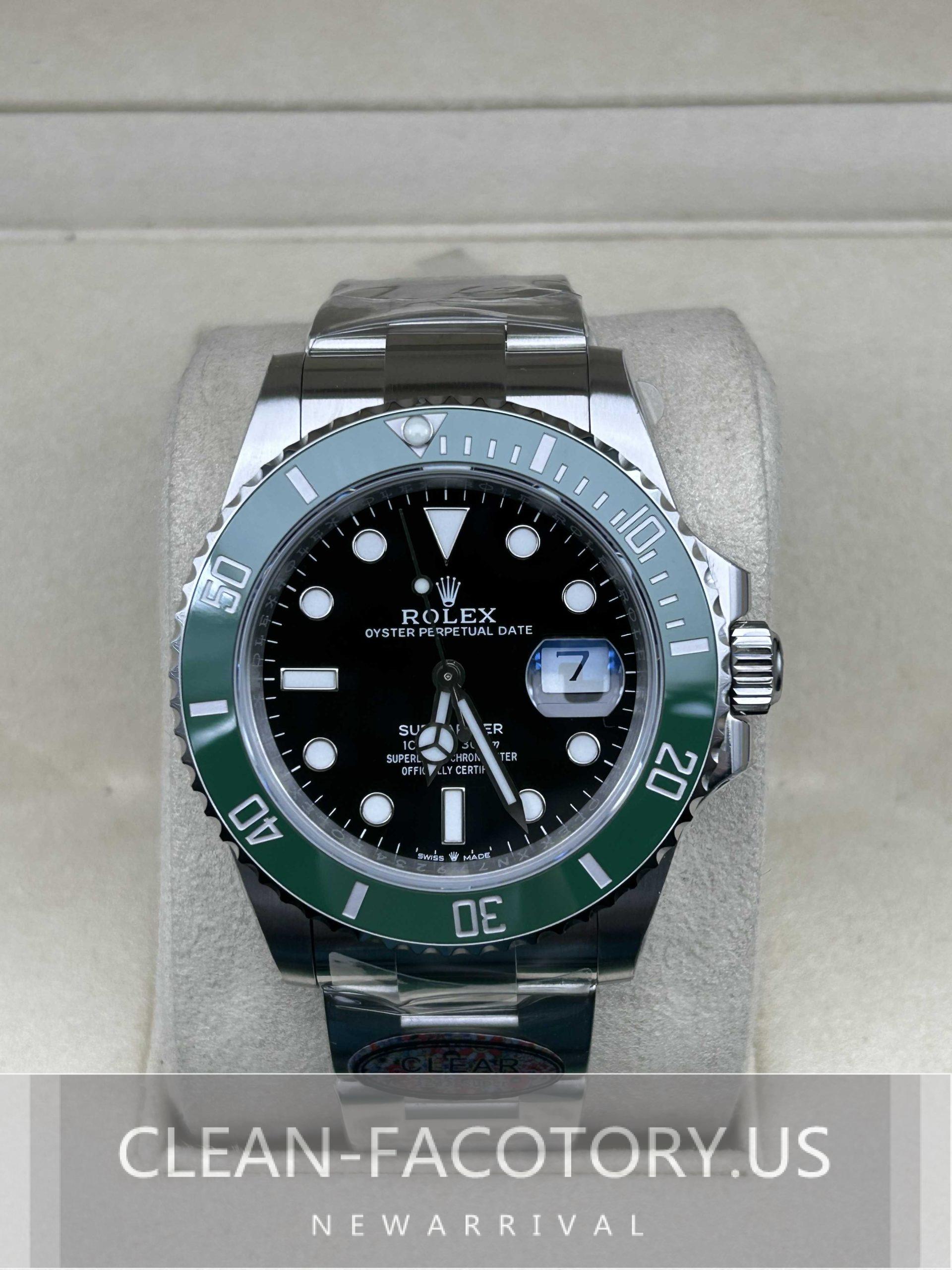 Clean Factory Rolex Submariner 126610LV 41mm Starbucks Green