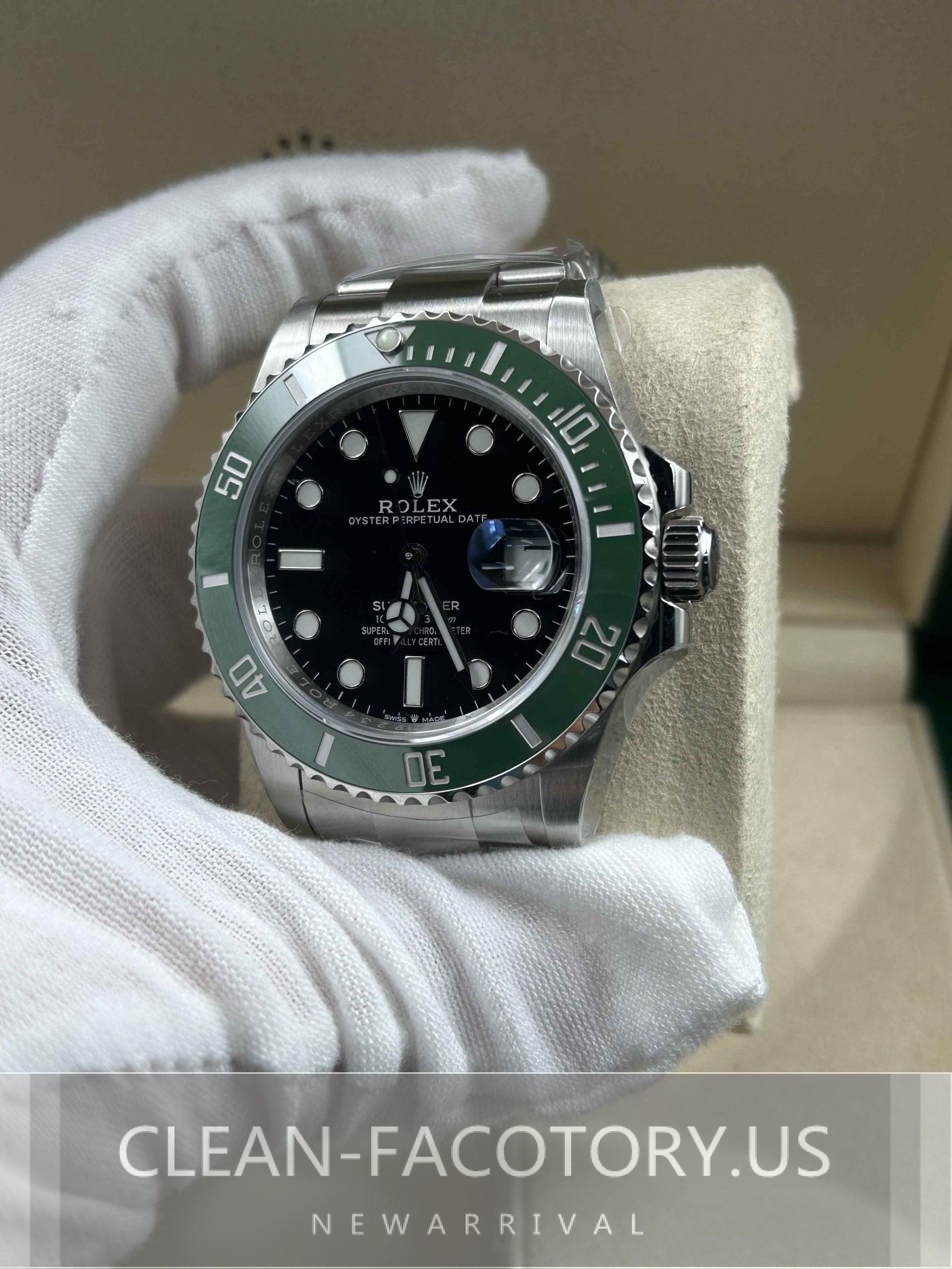 Clean Factory Rolex Submariner 126610LV 41mm Starbucks Green