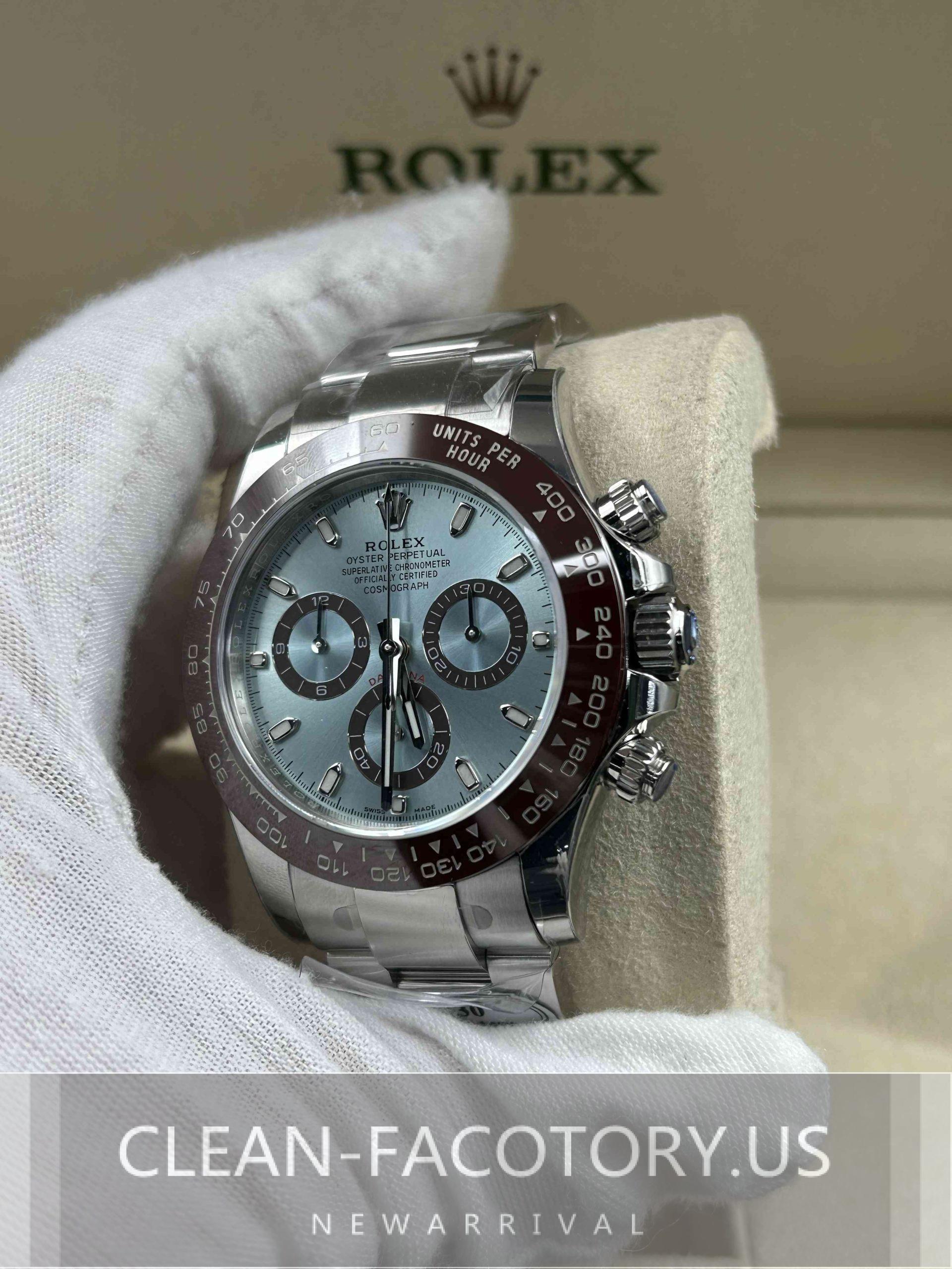 Rolex daytona ice outlet blue dial