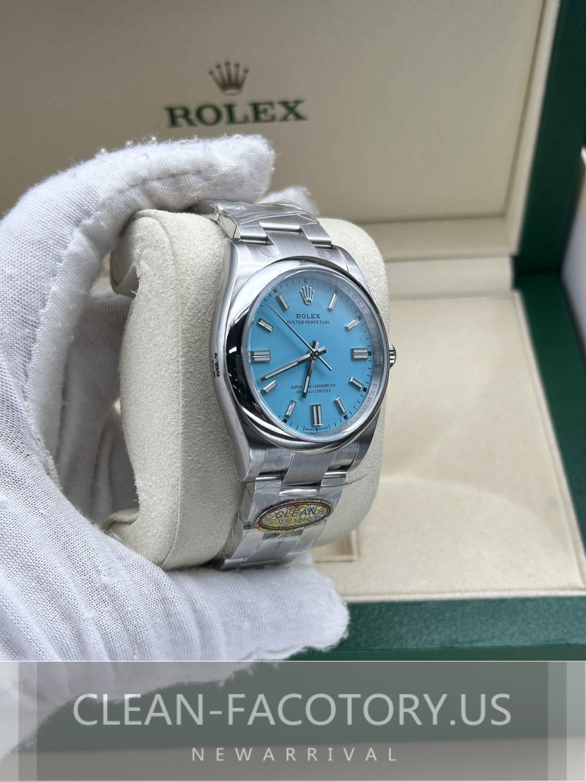 Rolex oyster 2024 perpetual 36mm blue