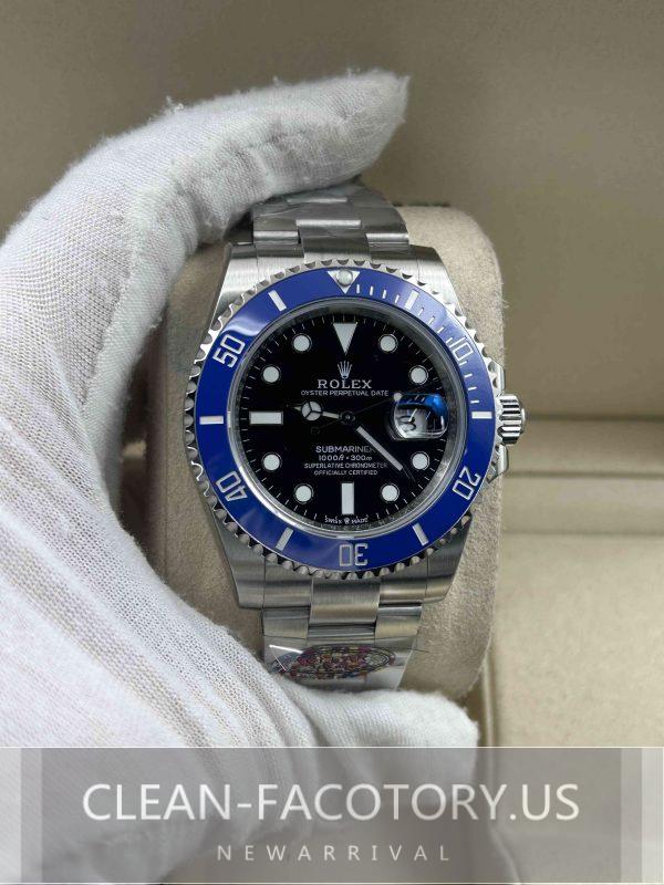 Clean Factory Rolex Submariner 126619LB 41mm, “Cookie Monster”Blue ...