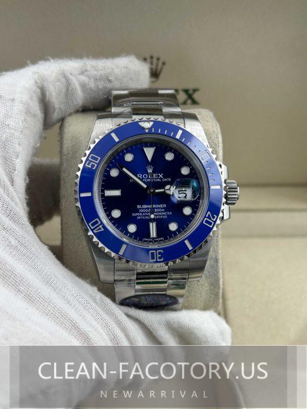 Clean Factory Rolex Submariner 116619LB 40mm Blue Dial, “Smurf” Ceramic ...