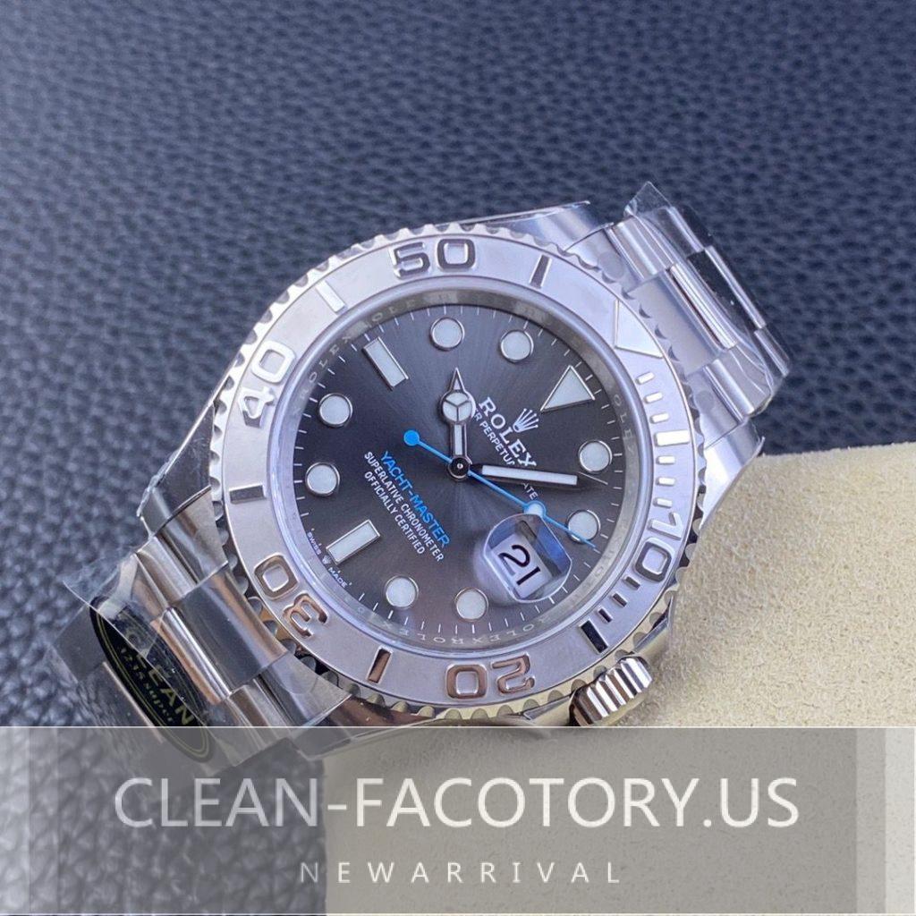 Comprehensive Review: Clean Factory Rolex Yacht-Master Grey 3235 ...