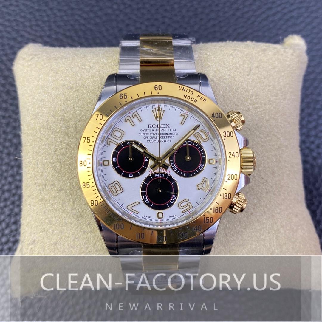 Discover the Perfection of Clean Factory Rolex Daytona 116523 'Gold ...