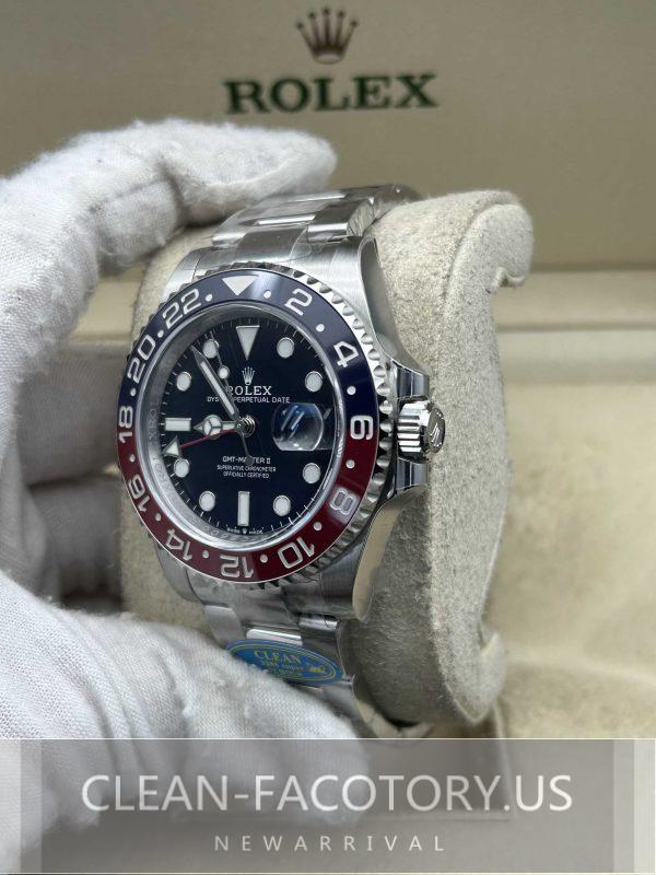 Clean Factory Rolex GMT Master II 126719BLRO Oyster Blue Dial, “Pepsi ...