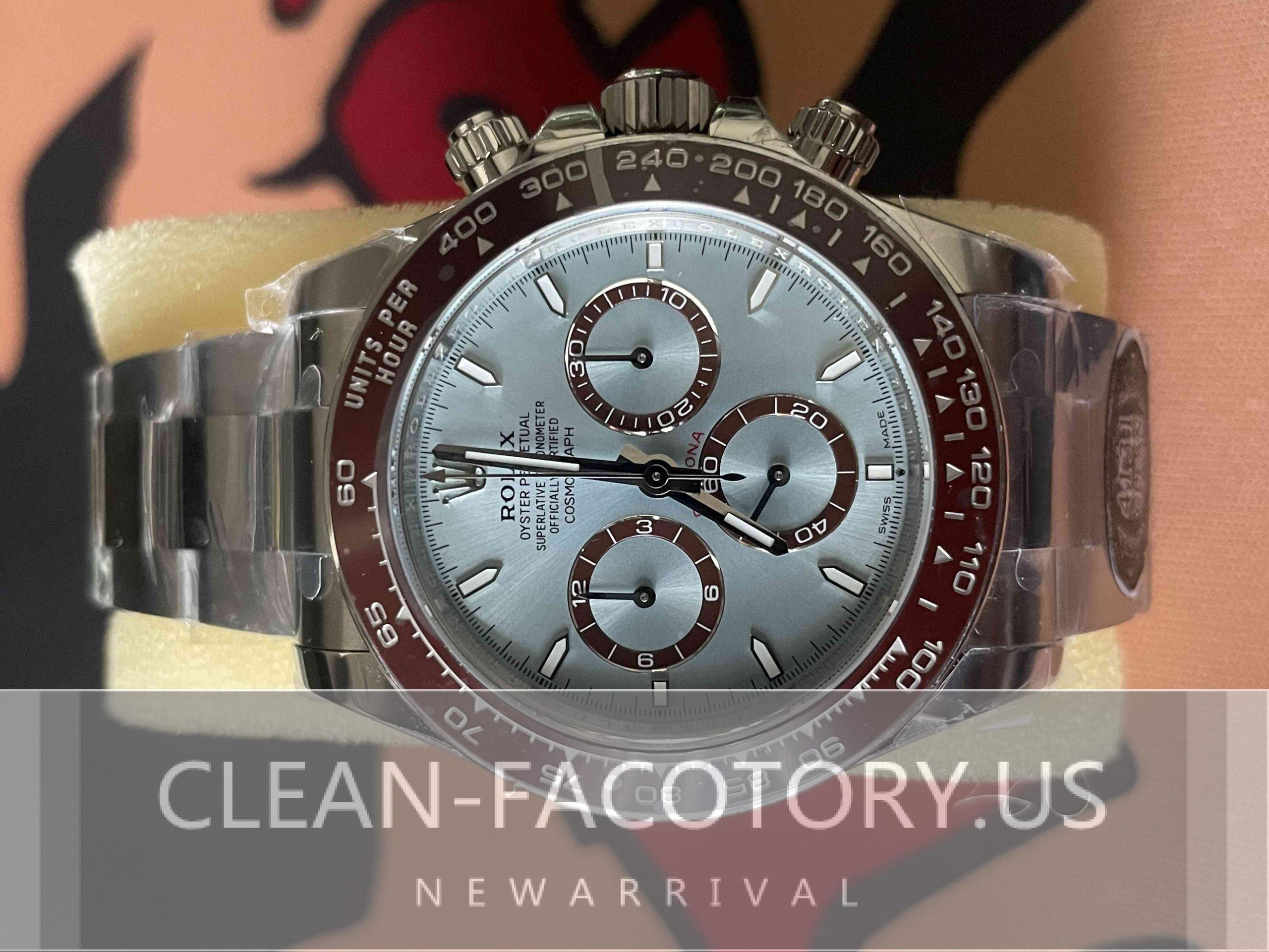 Clean Rolex Daytona Ice Blue 4131 Movement