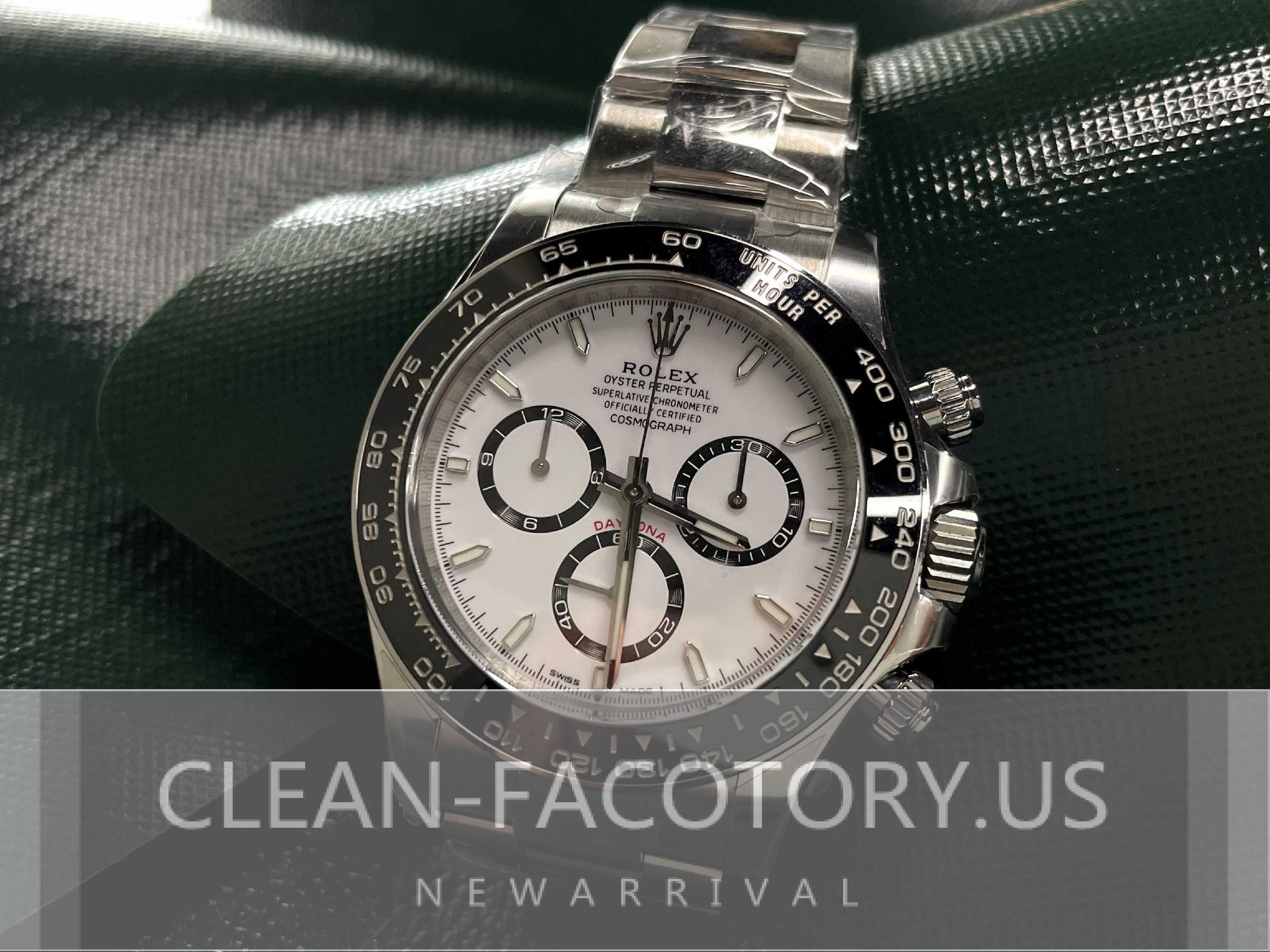 Clean Rolex Daytona White Panda Dial with 4131 movement