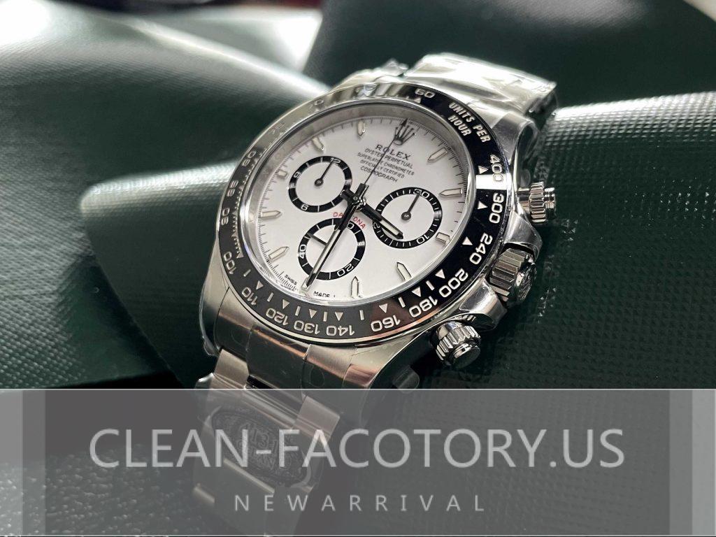 Clean Rolex Daytona White Panda Dial with 4131 movement