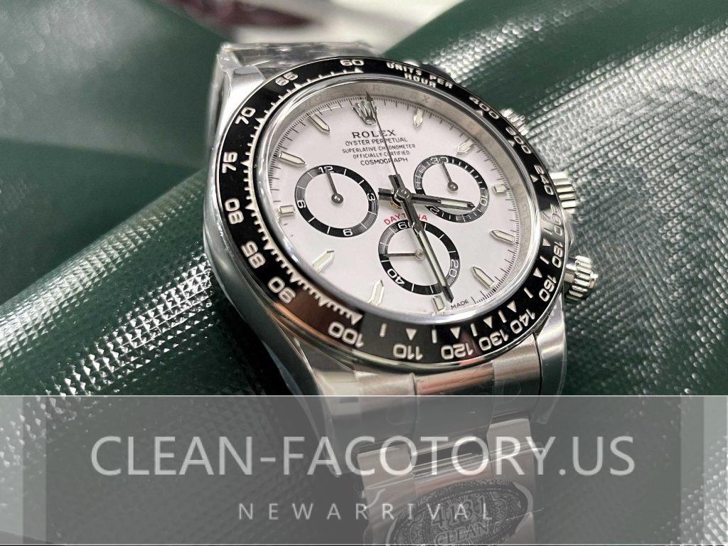 Clean Rolex Daytona White Panda Dial with 4131 movement