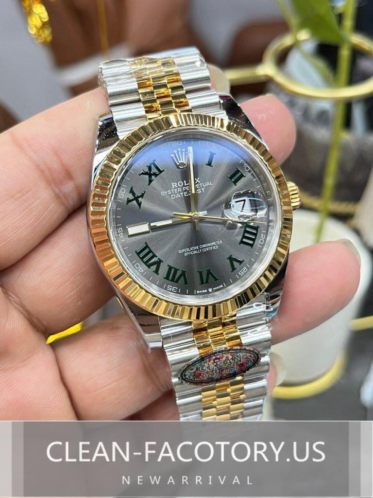 Clean Datejust Two-Tone Yellow Gold