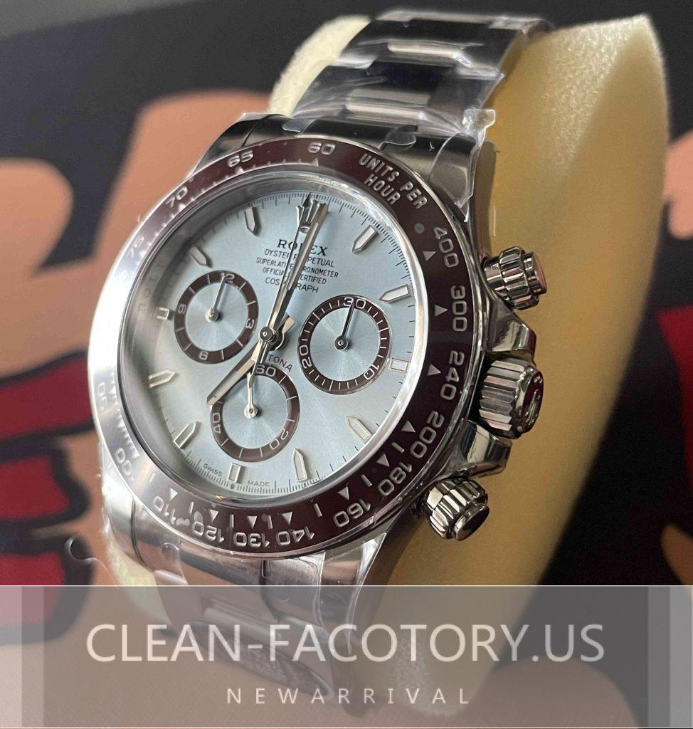 Clean Rolex Daytona Ice Blue 4131 Movement