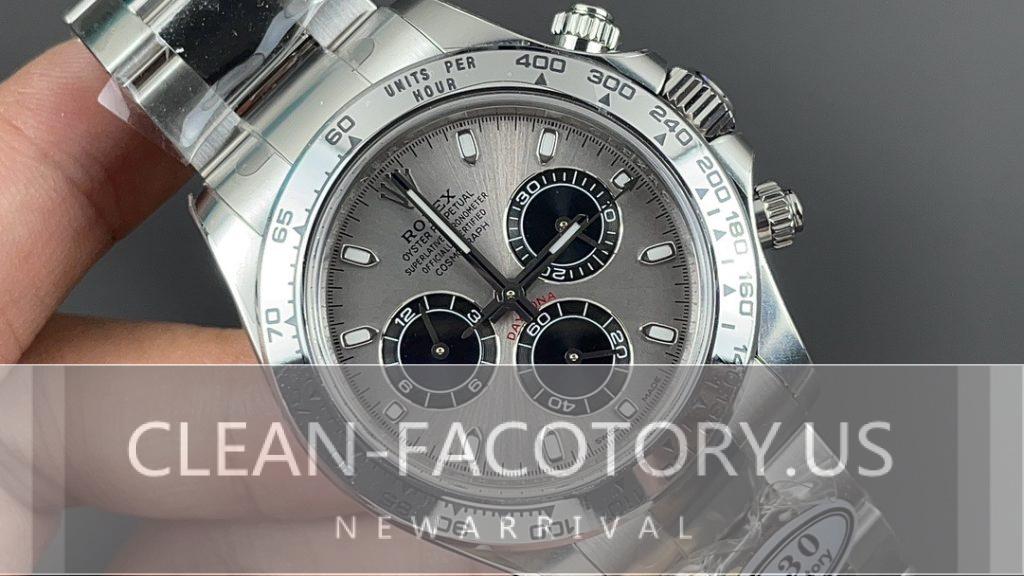 Clean Silver Panda Dial Rolex Daytona