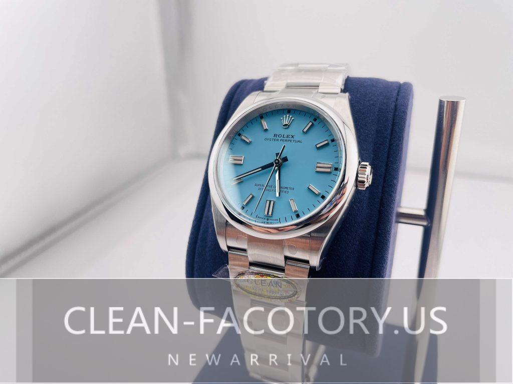 C Factory Rolex Oyster Perpetual Tiffany Blue