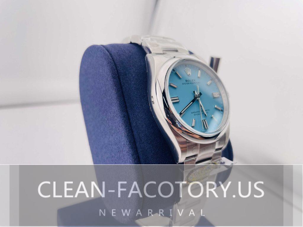 C Factory Rolex Oyster Perpetual Tiffany Blue