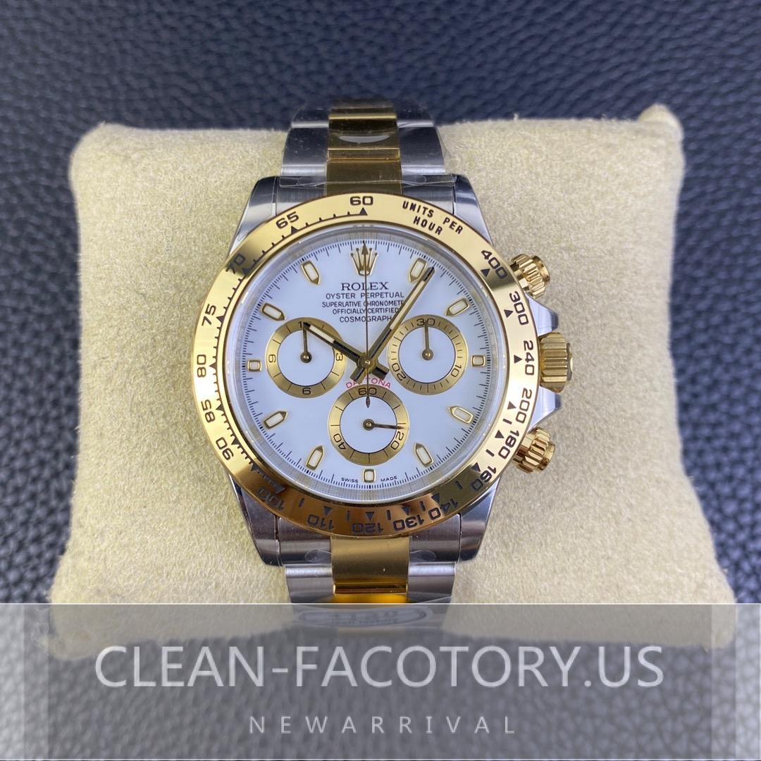 CLean Two-Tone Gold Daytona