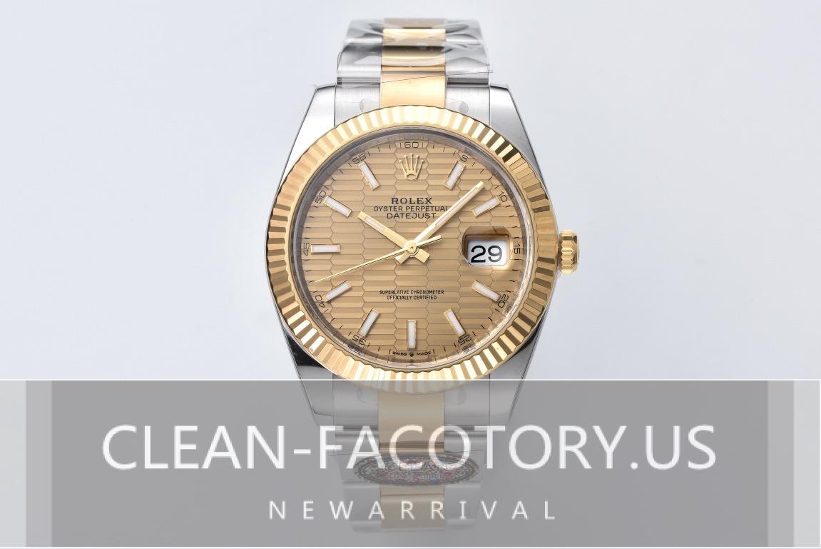 CLean Rolex Datejust Champagne Dial