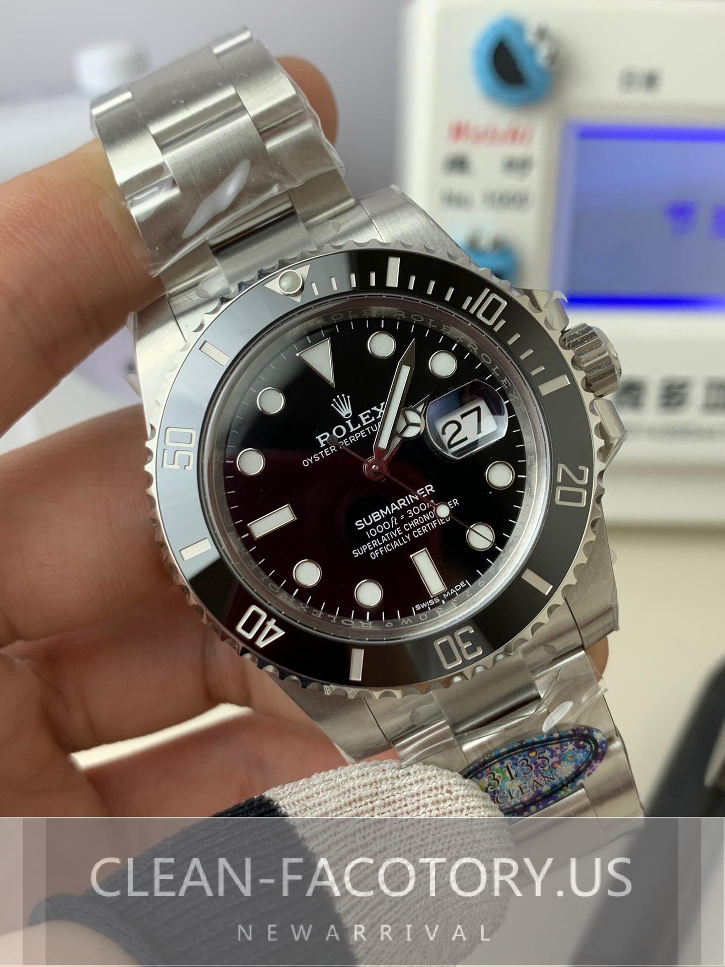 CLean Rolex Submariner 3135