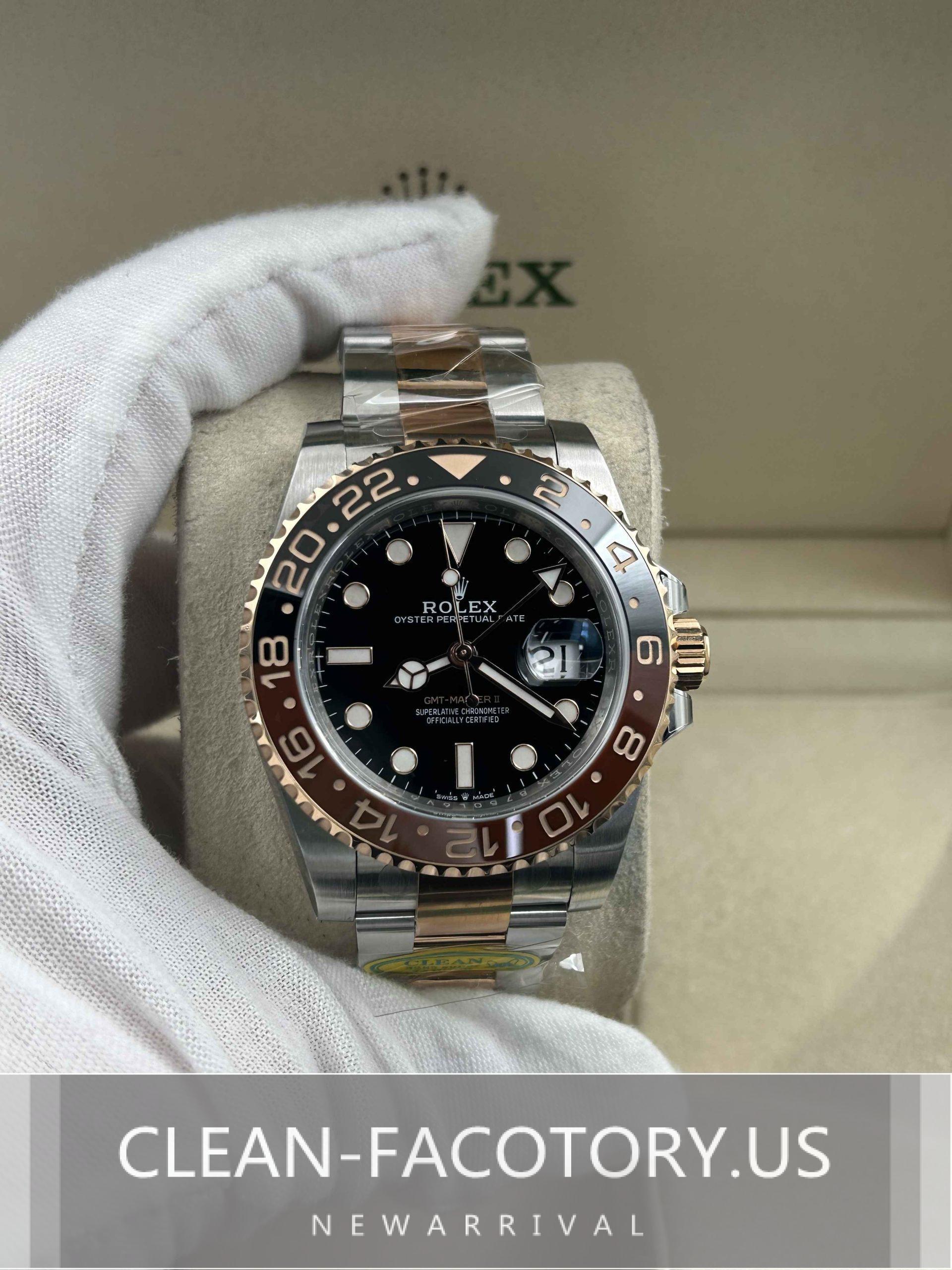 Clean Factory Rolex GMT Master Root Beer