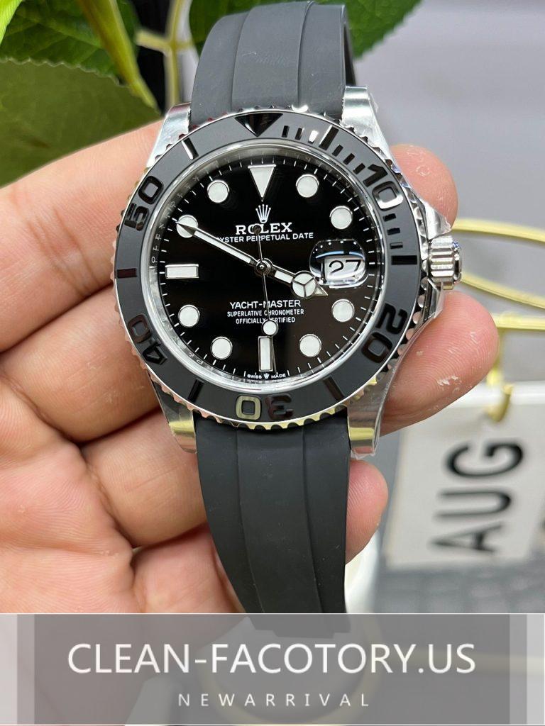 Clean Factory Rolex Yacht Master White Gold