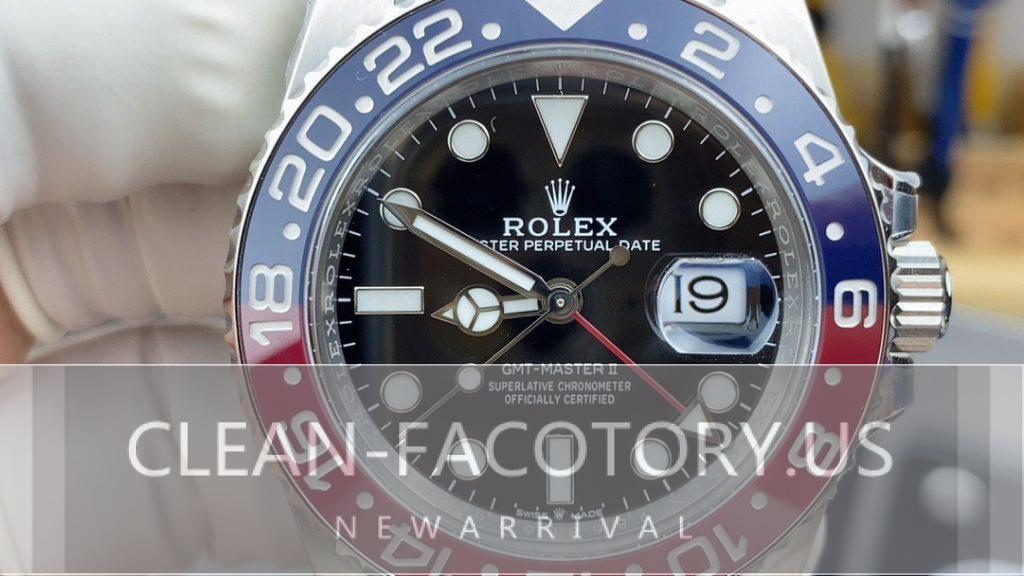 Clean Factory Rolex GMT Master 2 Pepsi